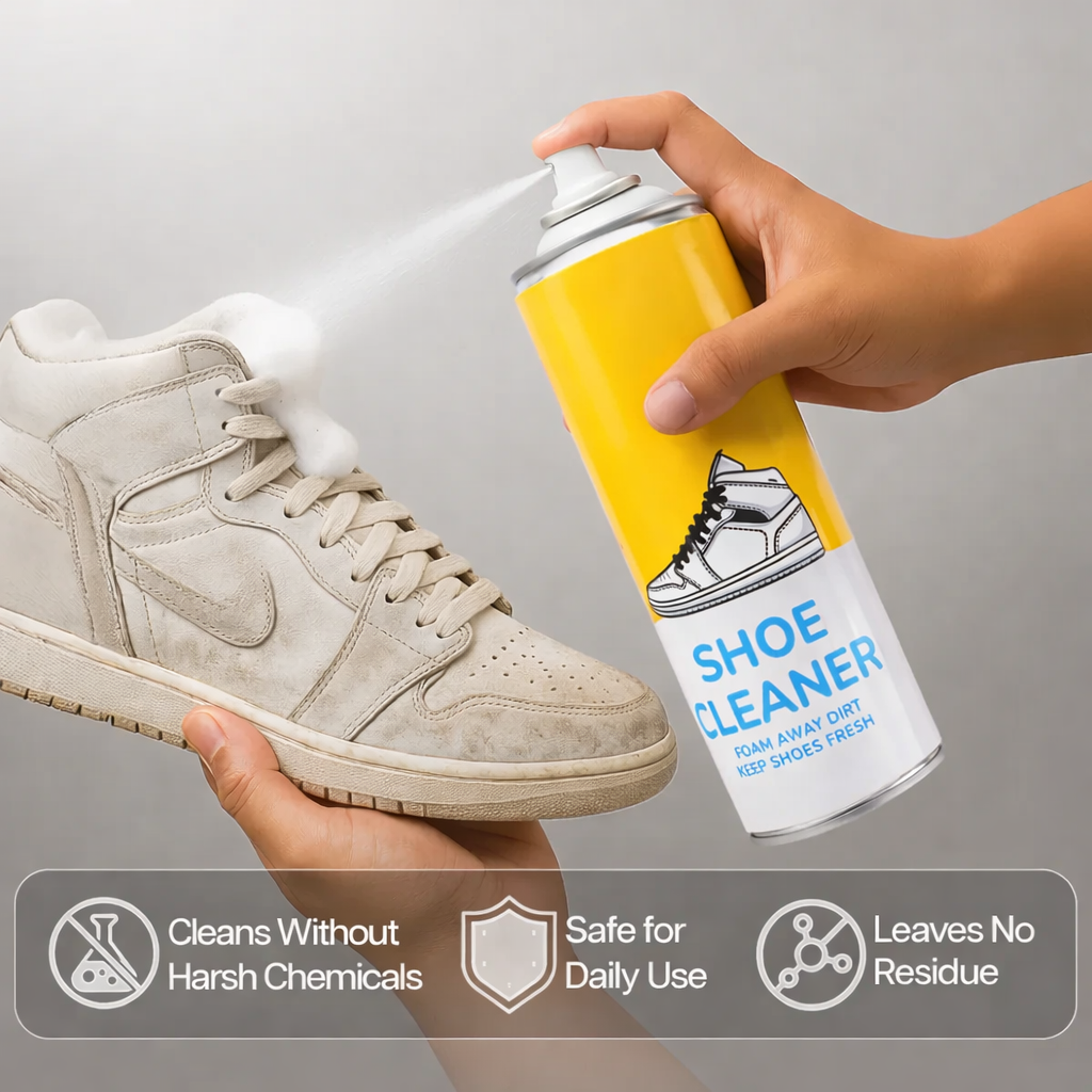 (DH) Foam-Based Footwear Cleaner 150ml Each (Pack of 2)