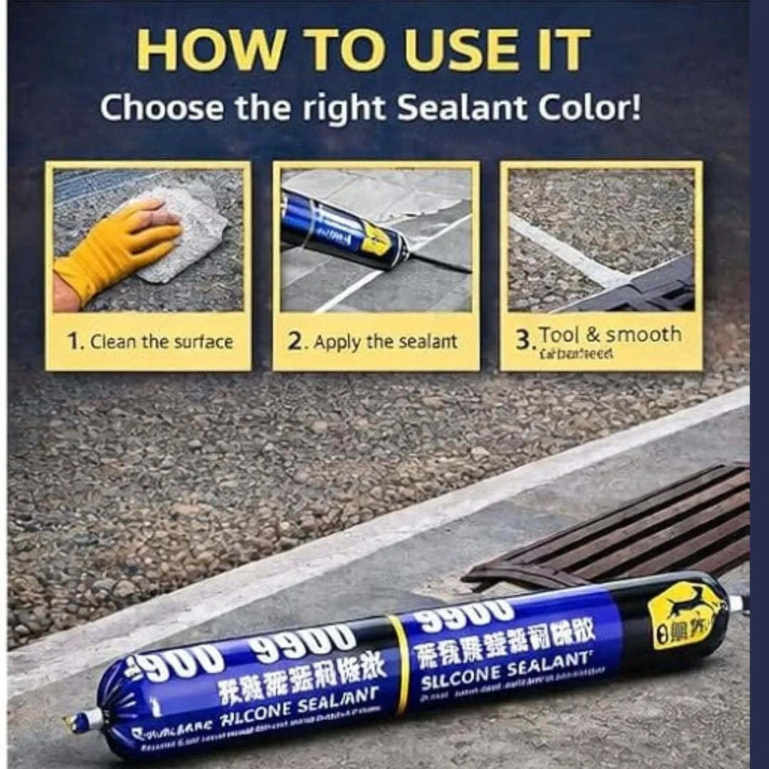 WATERPROOF SILICONE SEALANT ADHESIVE FOR ROOF & LEAKAGE REPAIR
